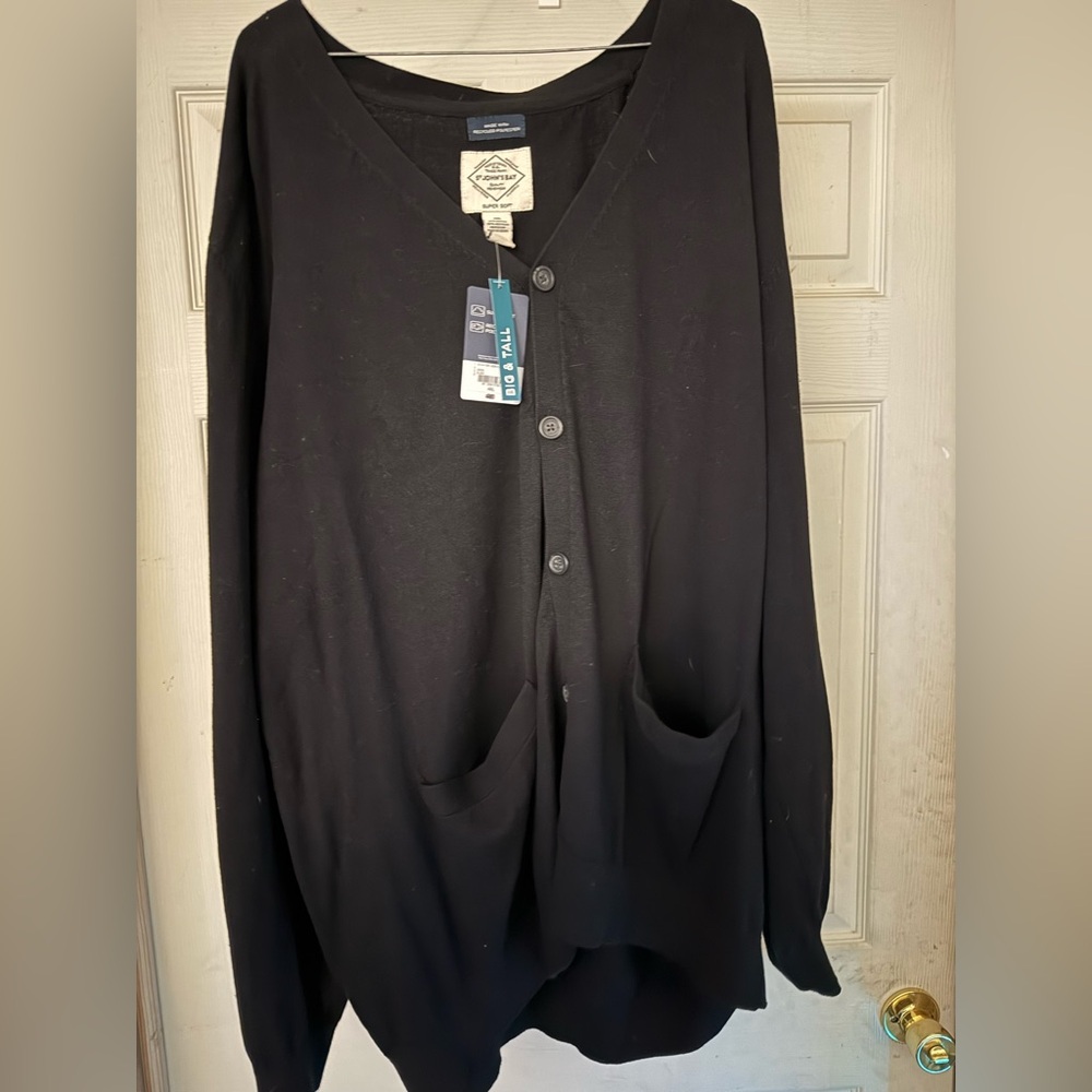 4XL men’s cardigan
